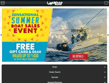 Tablet Screenshot of m.mako-boats.com